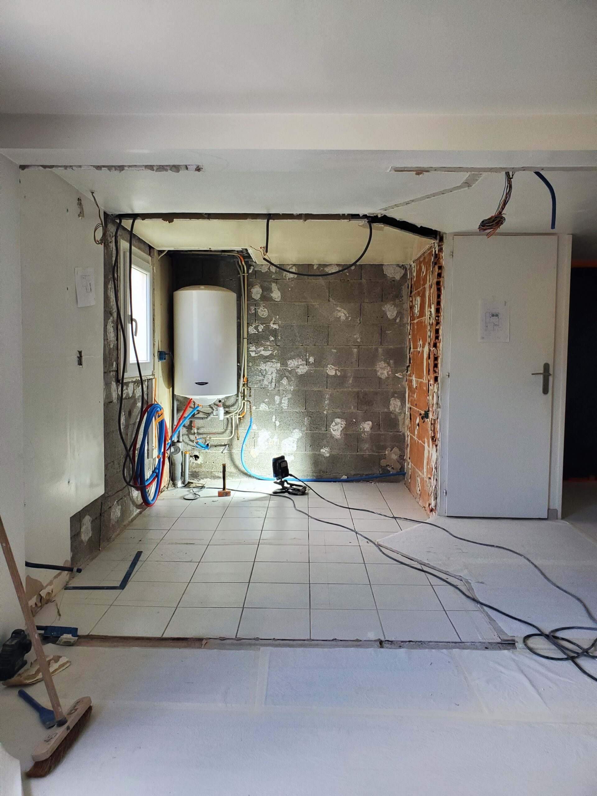 Chantier Saint Genis les Orlienas - decoratio et architecture d'interieur